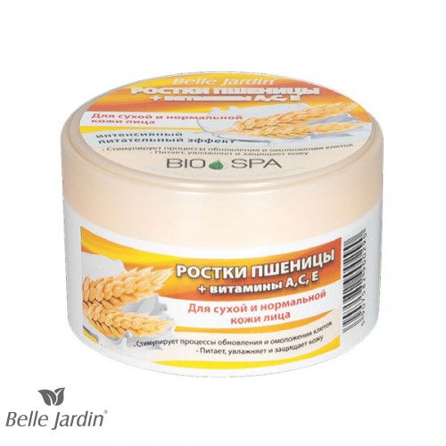 BIO SPA - Dnevna hranljiva krema za lice sa pšenicom i vitaminima A, C i E 200ml